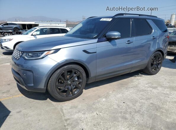 SALRJ2EX4N2460546 2022 LAND ROVER DISCOVERY Синий Передняя левая четверть