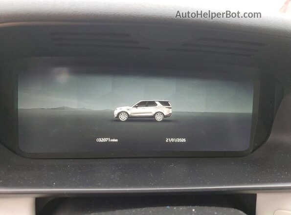 SALRJ2FX4S2503874 2025 LAND ROVER DISCOVERY White Widok zestawu wskaźników