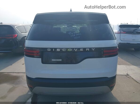 SALRJ2FX6S2503214 2025 LAND ROVER DISCOVERY White 