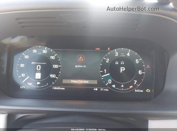 SALRM4EU7P2484724 2023 LAND ROVER DISCOVERY Gray Widok tylnych siedzeń
