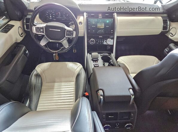 SALRM4RU8M2449518 2021 LAND ROVER DISCOVERY Серебряный Вид панели приборов