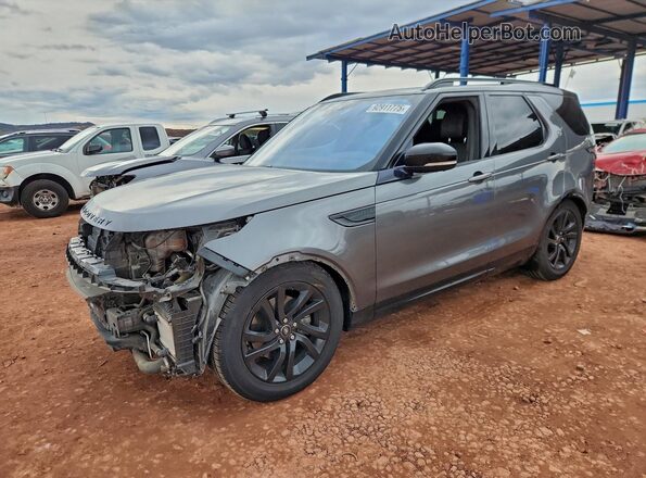 SALRT2RK4JA072600 2018 LAND ROVER DISCOVERY Gray Առջևի ձախ երեք քառորդ տեսարան