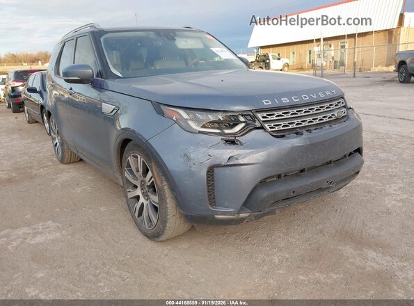 SALRT2RV8JA065577 2018 LAND ROVER DISCOVERY Синий Передняя правая четверть
