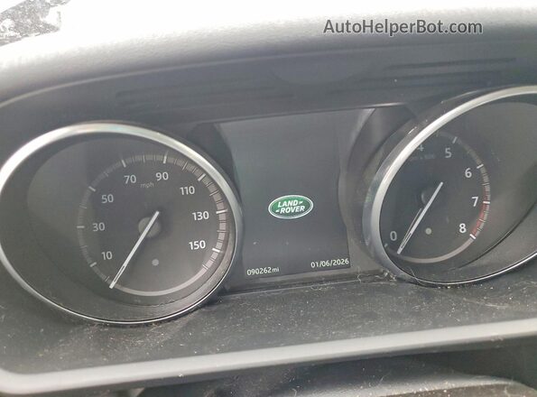 SALRTBBV4HA017529 2017 LAND ROVER DISCOVERY Черный Вид щитка приборов