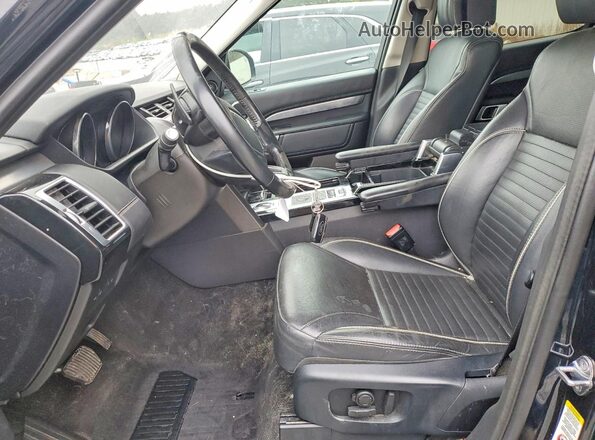 SALRTBBV4HA017529 2017 LAND ROVER DISCOVERY Черный Вид салона спереди