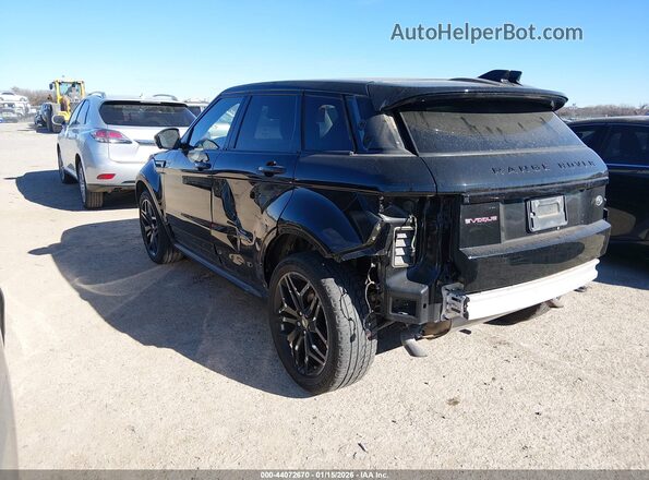 SALVD2RX0KH348013 2019 LAND ROVER RANGE ROVER EVOQUE Черный Задняя левая четверть
