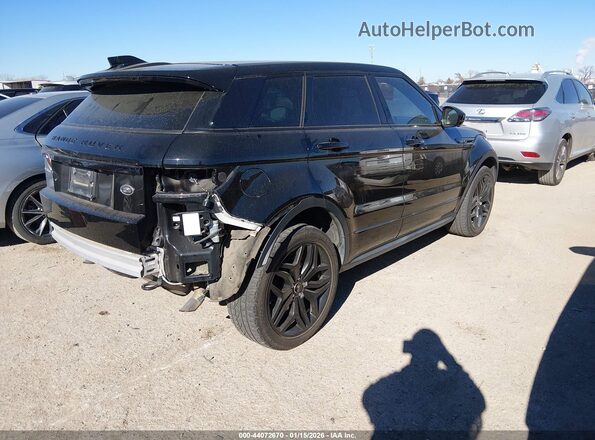 SALVD2RX0KH348013 2019 LAND ROVER RANGE ROVER EVOQUE Черный Задняя правая четверть