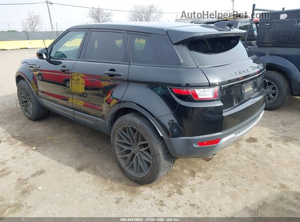 SALVP2BG0HH210000 2017 LAND ROVER RANGE ROVER EVOQUE Черный Задняя левая четверть