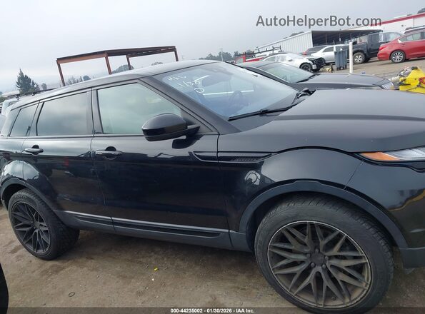 SALVP2BG0HH210000 2017 LAND ROVER RANGE ROVER EVOQUE Черный Вид задней части салона