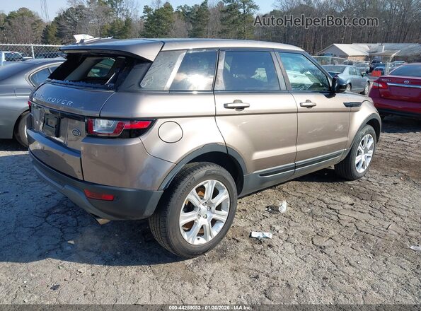SALVP2BG2HH182202 2017 LAND ROVER RANGE ROVER EVOQUE Коричневый Задняя правая четверть