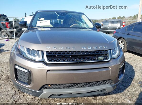 SALVP2BG2HH182202 2017 LAND ROVER RANGE ROVER EVOQUE Коричневый Вид щитка приборов