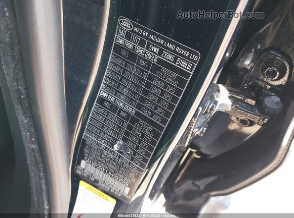 SALVP2RX1JH293559 2018 LAND ROVER RANGE ROVER EVOQUE Черный Вид подкапотного пространства