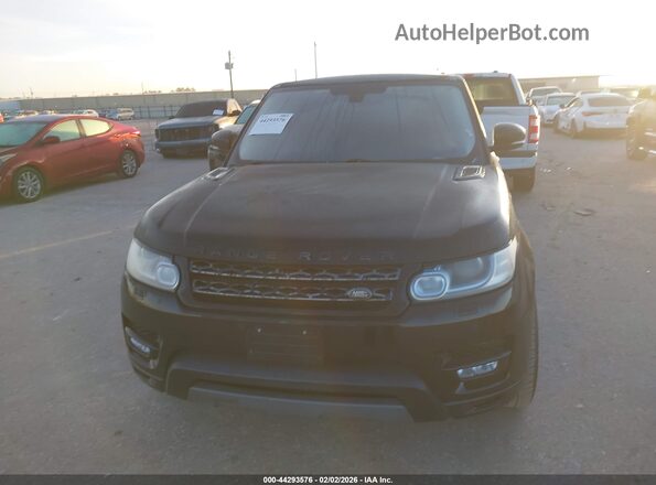 SALWG2KF3GA597371 2016 LAND ROVER RANGE ROVER SPORT Black წინა ხედი