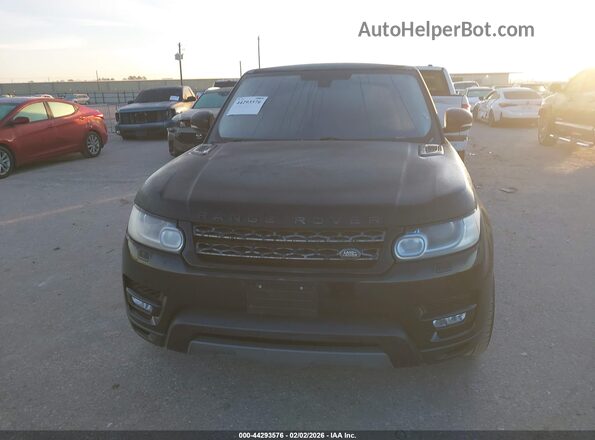 SALWG2KF3GA597371 2016 LAND ROVER RANGE ROVER SPORT Black ხელსაწყოთა პანელის ხედი