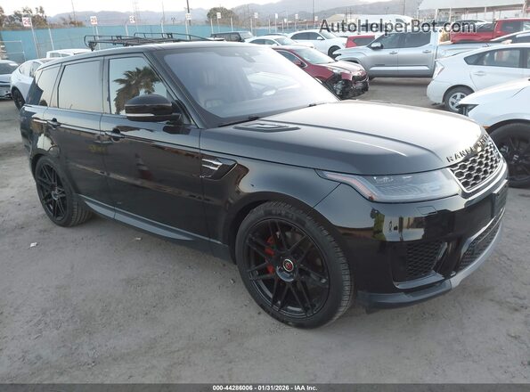 SALWG2RU4KA869410 2019 LAND ROVER RANGE ROVER SPORT Черный Передняя правая четверть