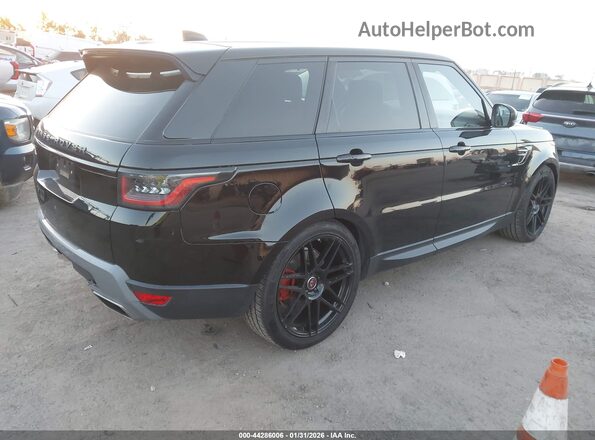 SALWG2RU4KA869410 2019 LAND ROVER RANGE ROVER SPORT Черный Задняя правая четверть