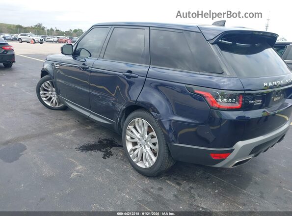 SALWG2RV7KA426127 2019 LAND ROVER RANGE ROVER SPORT Синий Задняя левая четверть