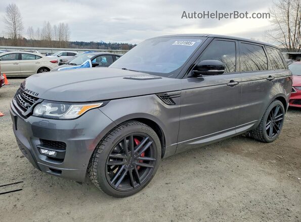 SALWR2EF8GA586727 2016 LAND ROVER RANGE Silver Przód lewy