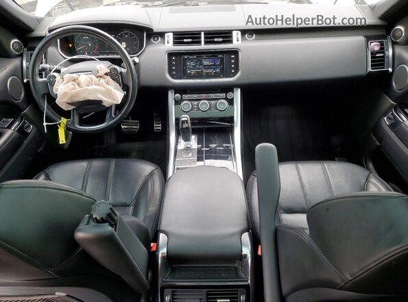 SALWR2EF8GA586727 2016 LAND ROVER RANGE Silver Widok deski rozdzielczej
