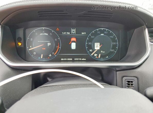 SALWR2EF8GA586727 2016 LAND ROVER RANGE Silver Widok zestawu wskaźników