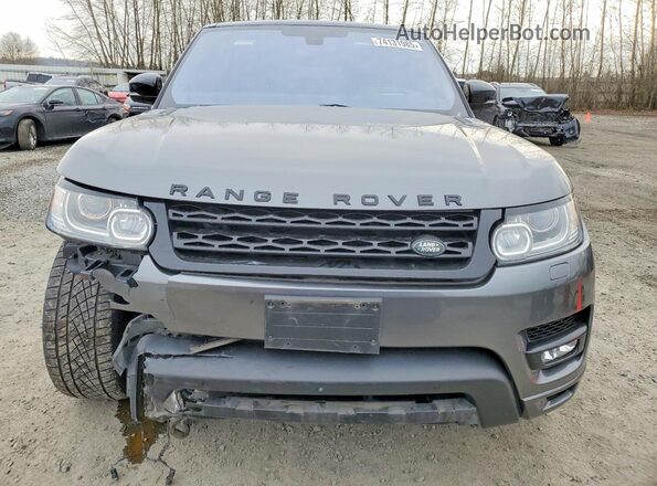 SALWR2EF8GA586727 2016 LAND ROVER RANGE Silver Widok z przodu