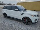 2016 Land Rover Range Rover Sport Sc Белый vin: SALWR2EF9GA560492