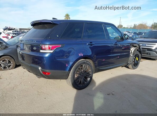 SALWR2FE5HA148321 2017 LAND ROVER RANGE ROVER SPORT Синий Задняя правая четверть