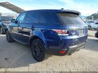 2017 Land Rover Range Rover Sport 5.0l V8 Supercharged/5.0l V8 Supercharged Dynamic Синий vin: SALWR2FE5HA148321
