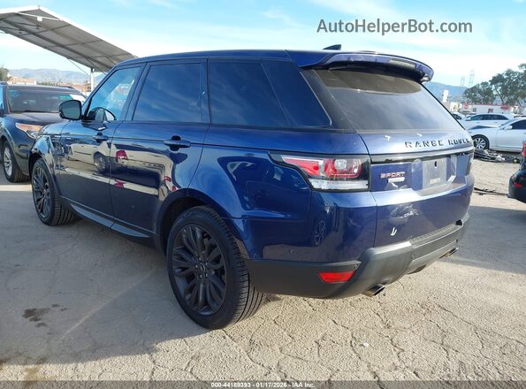 SALWR2FE5HA148321 2017 LAND ROVER RANGE ROVER SPORT Синий Задняя левая четверть