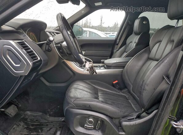 SALWR2FE5HA171811 2017 LAND ROVER RANGE Black Widok wnętrza z przodu