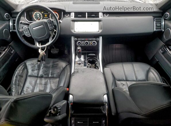 SALWR2FE5HA171811 2017 LAND ROVER RANGE Black Widok deski rozdzielczej
