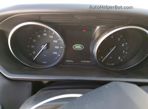 SALWR2FV6HA176189 2017 LAND ROVER RANGE White Vista del cuadro de instrumentos