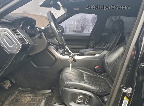SALWR2KF2GA633674 2016 LAND ROVER RANGE Черный Вид салона спереди