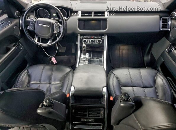 SALWR2KF2GA633674 2016 LAND ROVER RANGE Черный Вид панели приборов