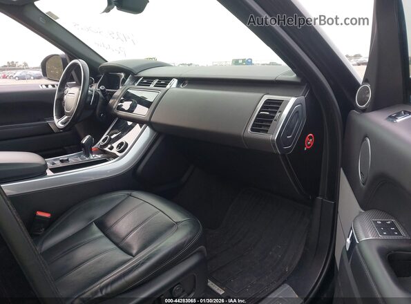 SALWR2RE1JA183424 2018 LAND ROVER RANGE ROVER SPORT Черный Вид салона спереди