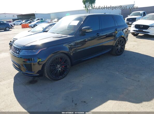 SALWR2RE6JA182785 2018 LAND ROVER RANGE ROVER SPORT Черный Передняя левая четверть