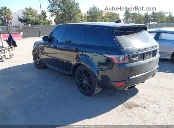 SALWR2RE6JA182785 2018 LAND ROVER RANGE ROVER SPORT Черный Задняя левая четверть