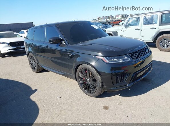 SALWR2RE6JA182785 2018 LAND ROVER RANGE ROVER SPORT Черный Передняя правая четверть