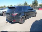 2018 Land Rover Range Rover Sport Supercharged/supercharged Dynamic Черный vin: SALWR2RE6JA182785