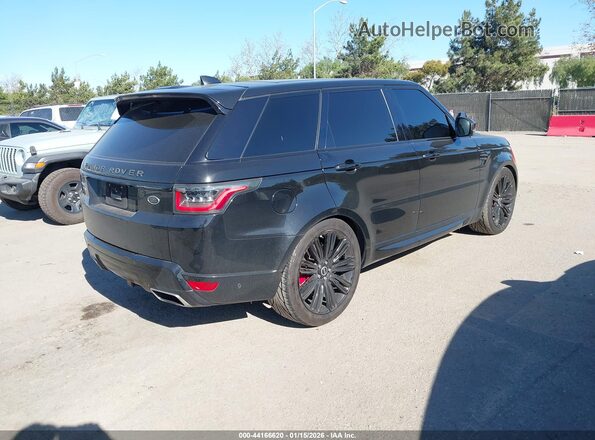 SALWR2RE6JA182785 2018 LAND ROVER RANGE ROVER SPORT Черный Задняя правая четверть