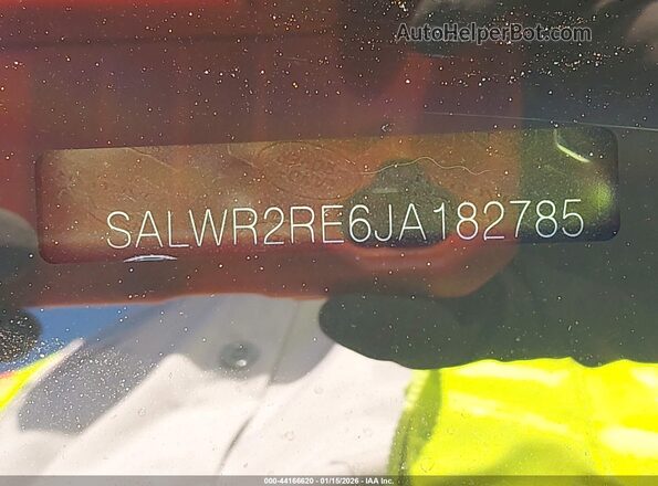 SALWR2RE6JA182785 2018 LAND ROVER RANGE ROVER SPORT Черный Вид подкапотного пространства