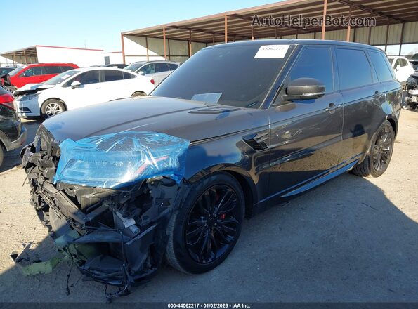 SALWR2RE8JA184697 2018 LAND ROVER RANGE ROVER SPORT Black Przód lewy