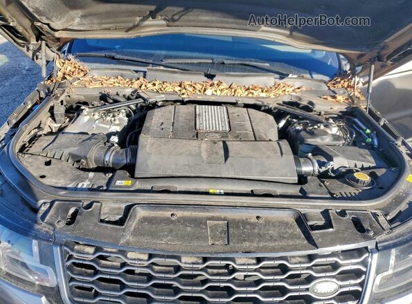 SALWR2REXJA804515 2018 LAND ROVER RANGE Gray Widok komory silnika