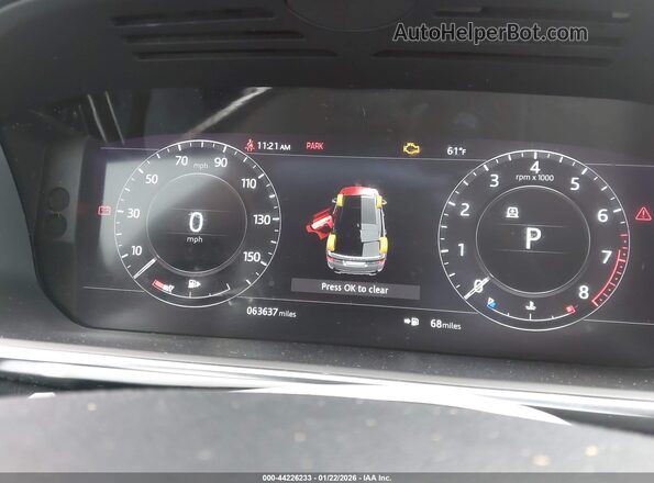 SALWR2RU1KA863705 2019 LAND ROVER RANGE ROVER SPORT Black Widok tylnych siedzeń