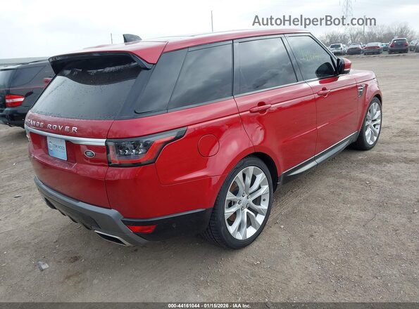 SALWR2RV1JA812647 2018 LAND ROVER RANGE ROVER SPORT Красный Задняя правая четверть