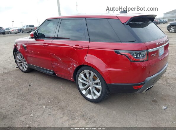 SALWR2RV1JA812647 2018 LAND ROVER RANGE ROVER SPORT Красный Задняя левая четверть