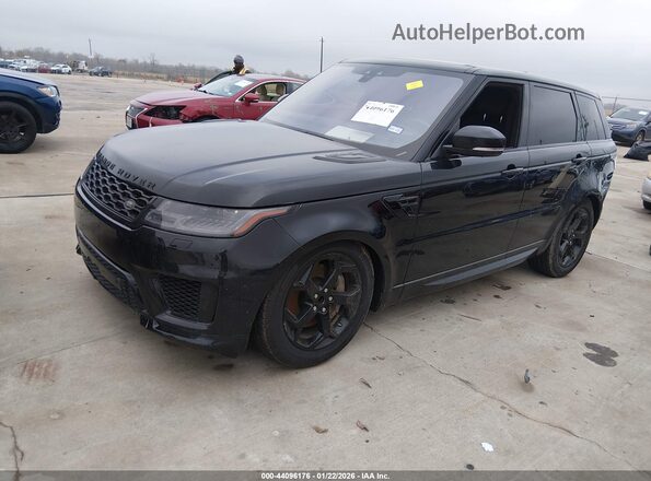 SALWR2RV3JA193517 2018 LAND ROVER RANGE ROVER SPORT Черный Передняя левая четверть