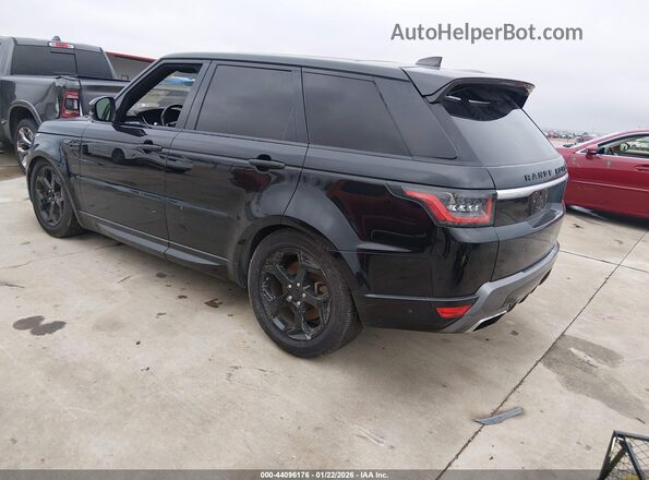 SALWR2RV3JA193517 2018 LAND ROVER RANGE ROVER SPORT Черный Задняя левая четверть