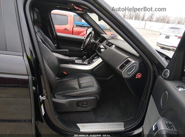 SALWR2RV3JA193517 2018 LAND ROVER RANGE ROVER SPORT Черный Вид салона спереди