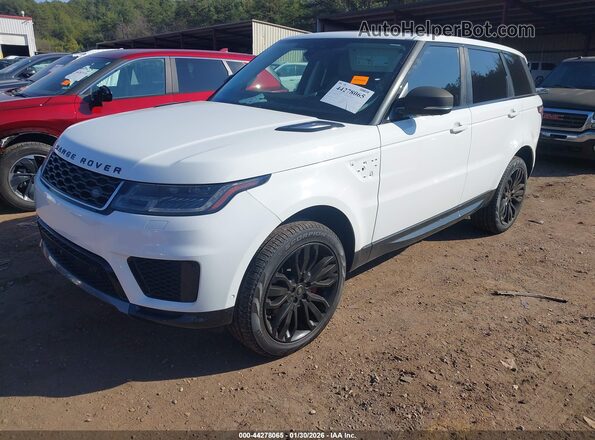 SALWR2RV7JA191639 2018 LAND ROVER RANGE ROVER SPORT Белый Передняя левая четверть